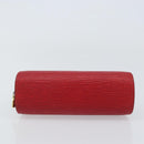 LOUIS VUITTON Epi Dauphine PM Pouch Castilian Red M48447 LV Auth 155284-6