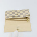 LOUIS VUITTON Damier Azur Portefeuille Alexandra Wallet N63068 LV Auth 155285-8