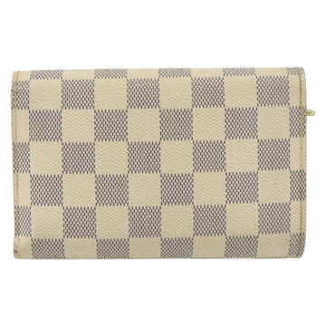 LOUIS VUITTON Damier Azur Portefeuille Alexandra Wallet N63068 LV Auth 155285 - 0