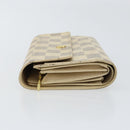LOUIS VUITTON Damier Azur Portefeuille Alexandra Wallet N63068 LV Auth 155285-4