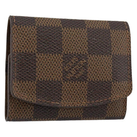 LOUIS VUITTON Damier Ebene Cuff Case LV Auth 155286