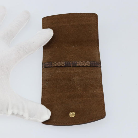 LOUIS VUITTON Damier Ebene Cuff Case LV Auth 155286