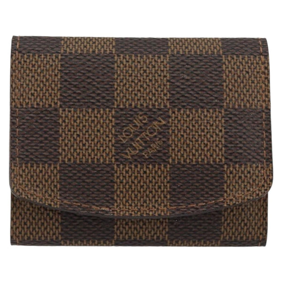 LOUIS VUITTON Damier Ebene Cuff Case LV Auth 155286