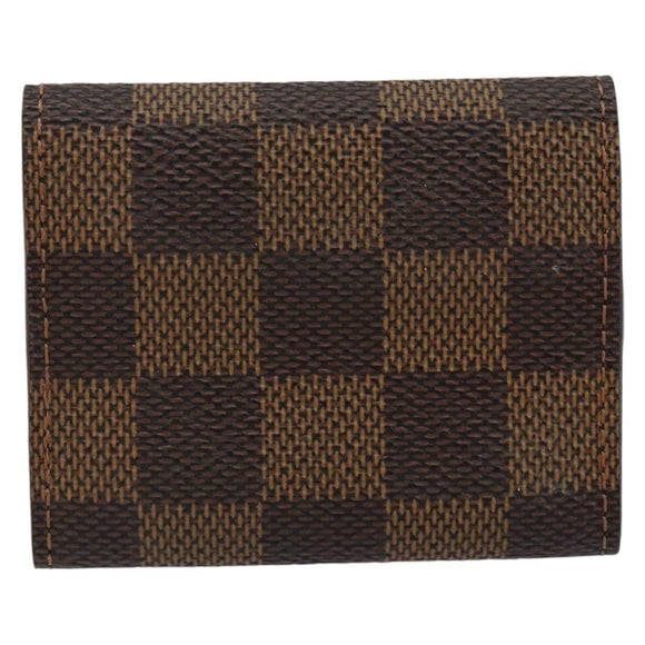 LOUIS VUITTON Damier Ebene Cuff Case LV Auth 155286
