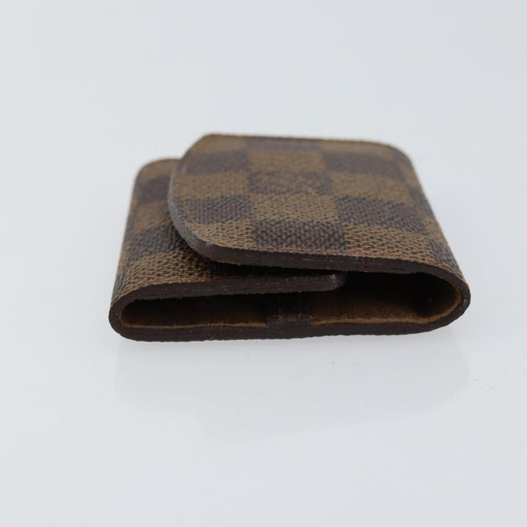 LOUIS VUITTON Damier Ebene Cuff Case LV Auth 155286