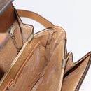 CELINE Macadam Canvas Shoulder Bag PVC Leather Brown Gold Auth 155288-21