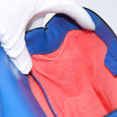 CELINE Shoulder Bag Leather Blue Gold Auth 155291-18