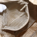 PRADA Backpack Nylon Beige Silver Auth 155293-27