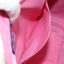 BURBERRY Blue Label Hand Bag Canvas Multicolor Silver Auth 155294-21