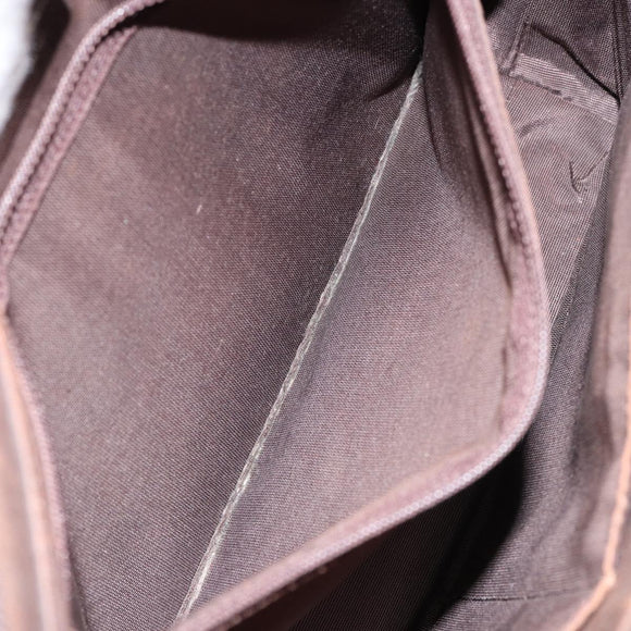 BURBERRY Nova Check Tote Bag Canvas Beige Gold Auth 155295