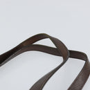 BURBERRY Nova Check Tote Bag Canvas Beige Gold Auth 155295-14