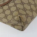 GUCCI GG Supreme Web Sherry Line Tote Bag PVC Beige Red 40 02 003 Auth 155303-14