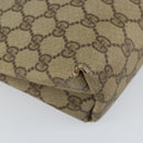 GUCCI GG Supreme Web Sherry Line Tote Bag PVC Beige Red 40 02 003 Auth 155303-16