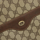 GUCCI GG Supreme Web Sherry Line Tote Bag PVC Beige Red 40 02 003 Auth 155303-17