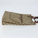 GUCCI GG Supreme Web Sherry Line Tote Bag PVC Beige Red 40 02 003 Auth 155303-3