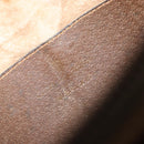 GUCCI GG Supreme Web Sherry Line Bag PVC Beige Gold 904 02 047 Auth 155304-16