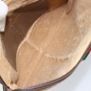 GUCCI GG Supreme Web Sherry Line Bag PVC Beige Gold 904 02 047 Auth 155304-17