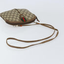 GUCCI GG Supreme Web Sherry Line Bag PVC Beige Gold 904 02 047 Auth 155304-7