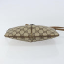 GUCCI GG Supreme Web Sherry Line Bag PVC Beige Gold 904 02 047 Auth 155304-9