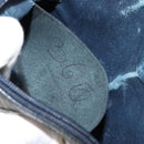 GUCCI GG Supreme Sherry Line Shoulder Bag PVC Navy Gold 904 02 047 Auth 155305-21