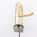 GUCCI GG Supreme Sherry Line Shoulder Bag PVC Navy Gold 904 02 047 Auth 155305-22