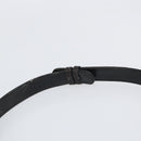 GUCCI Shoulder Bag Leather Black Gold Auth 155306-8