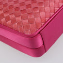 BOTTEGA VENETA INTRECCIATO Hand Bag Leather Pink Gold Auth 155308V-16