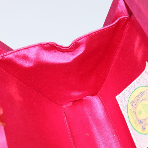 BOTTEGA VENETA INTRECCIATO Hand Bag Leather Pink Gold Auth 155308V