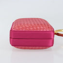 BOTTEGA VENETA INTRECCIATO Hand Bag Leather Pink Gold Auth 155308V-4