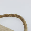 BOTTEGA VENETA INTRECCIATO Hand Bag Leather Beige Gold Auth 155309-8