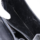 Salvatore Ferragamo Gancini Hand Bag Leather Black Gold Auth 155311-24