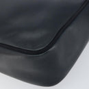 Salvatore Ferragamo Vala Shoulder Bag Leather Navy Gold Auth 155315-15