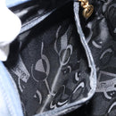 Salvatore Ferragamo Vala Shoulder Bag Leather Navy Gold Auth 155315-21