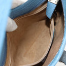 Salvatore Ferragamo Shoulder Bag Leather Blue Silver Auth 155317V-23