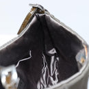 PRADA Shoulder Bag Nylon Khaki Silver Auth 155319-18