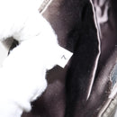 PRADA Shoulder Bag Nylon Khaki Silver Auth 155319-22