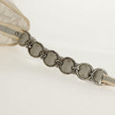 Christian Dior Trotter Romantic Shoulder Bag PVC White Silver Auth 155320V-11