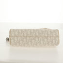 Christian Dior Trotter Romantic Shoulder Bag PVC White Silver Auth 155320V-13