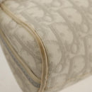 Christian Dior Trotter Romantic Shoulder Bag PVC White Silver Auth 155320V-14