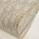 Christian Dior Trotter Romantic Shoulder Bag PVC White Silver Auth 155320V-15