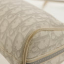 Christian Dior Trotter Romantic Shoulder Bag PVC White Silver Auth 155320V-17