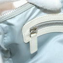 Christian Dior Trotter Romantic Shoulder Bag PVC White Silver Auth 155320V-24