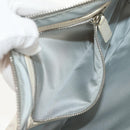 Christian Dior Trotter Romantic Shoulder Bag PVC White Silver Auth 155320V-25