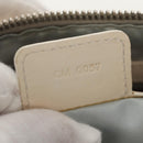 Christian Dior Trotter Romantic Shoulder Bag PVC White Silver Auth 155320V-26