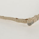 Christian Dior Trotter Romantic Shoulder Bag PVC White Silver Auth 155320V-8