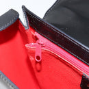 CELINE Hand Bag Leather Black Gold Auth 155321-23