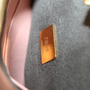 FENDI Micro Peek A Boo Hand Bag Leather 2way Pink Gold Auth 155322-22