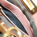 FENDI Micro Peek A Boo Hand Bag Leather 2way Pink Gold Auth 155322-12