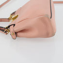 FENDI Micro Peek A Boo Hand Bag Leather 2way Pink Gold Auth 155322-4