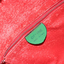 CELINE Shoulder Bag Leather Green Gold Auth 155324-15